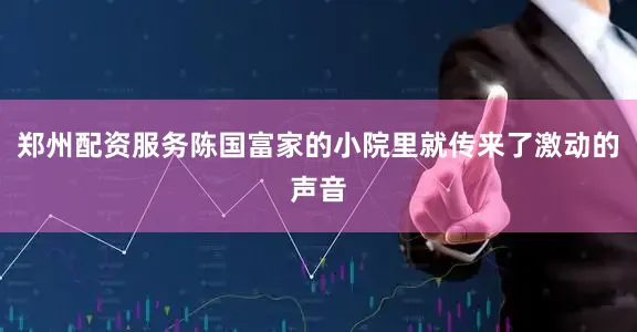 郑州配资服务陈国富家的小院里就传来了激动的声音