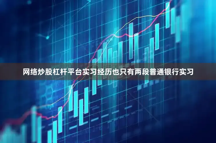 网络炒股杠杆平台实习经历也只有两段普通银行实习